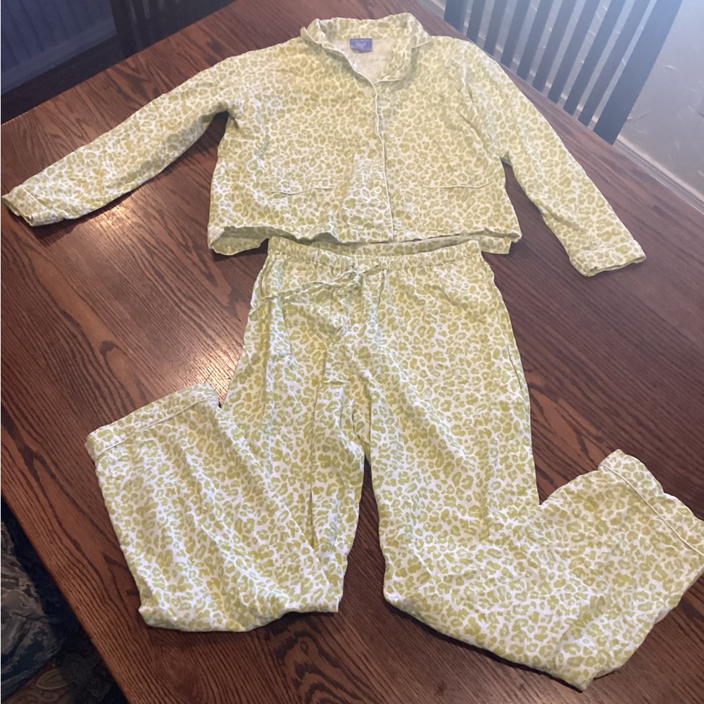 Pine Cone Hill Fine Linens Leopard Print Pajamas
